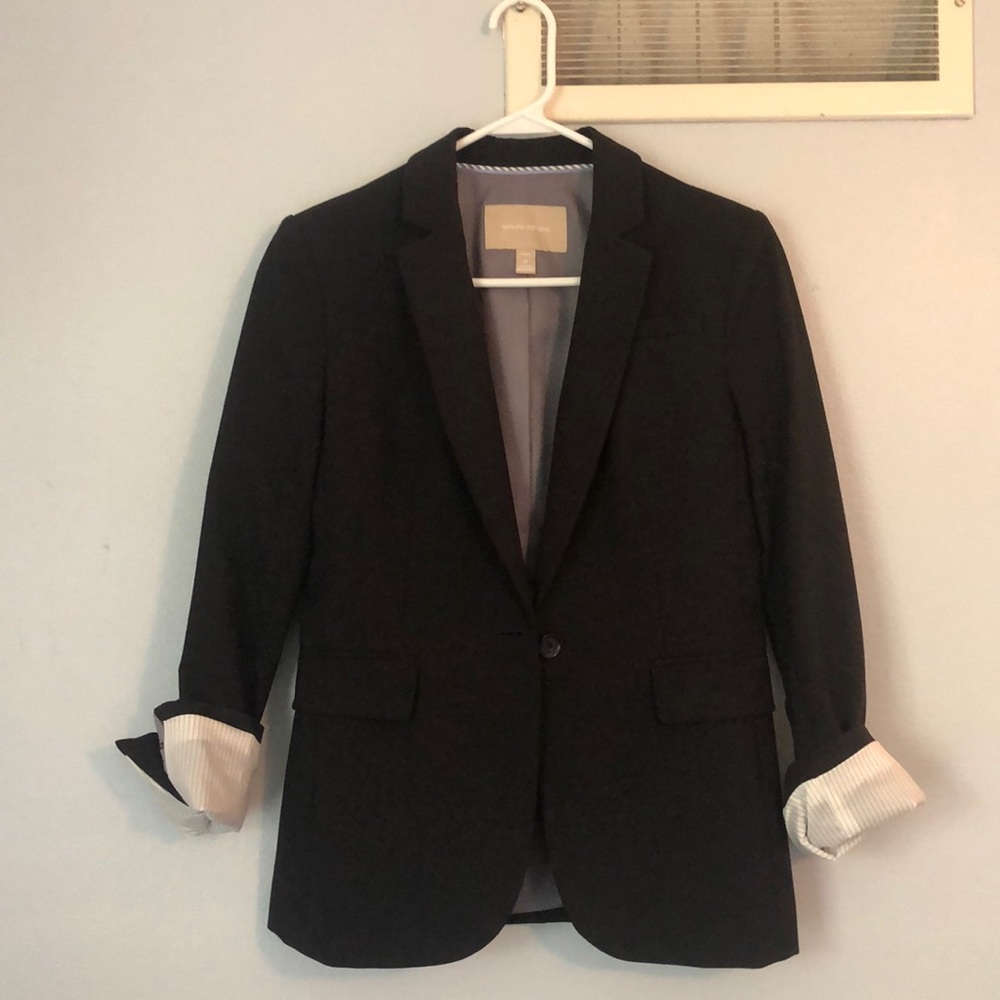Banana Republic black blazer